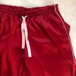 NWT Red Victoria’s Secret Pajama Pants